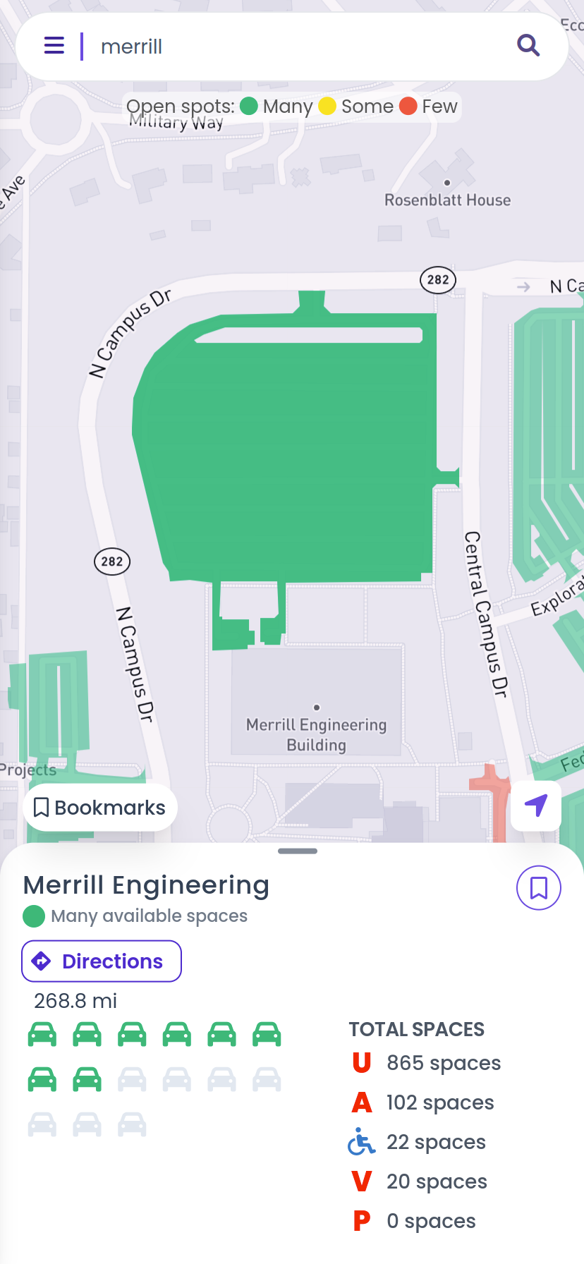 Merrill Engineering Lot Commuter